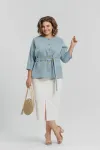 Костюм Deesses 2285 полынь+белый