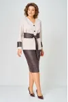 Костюм Vilena fashion 1147 беж+шоколад Костюм Vilena fashion 1147 беж+шоколад