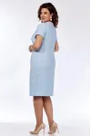 Костюм SVT-fashion 602 голубой жакард
