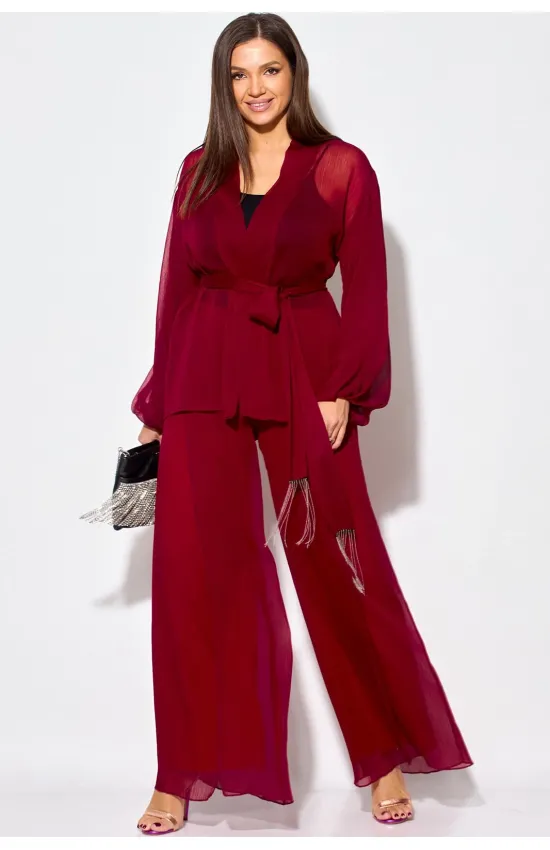 Костюм Anastasia 1063.1 бордовый