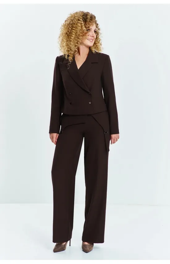 Костюм Euromoda 641 коричневый
