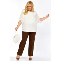 Костюм Элль-стиль 2423 молоко, корица