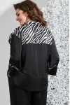 Костюм Mira Fashion 5531 черный с принтом