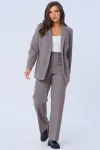 Костюм Vilena fashion 978 серо-розовый