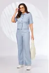 Костюм Vilena fashion 1068 голубой меланж