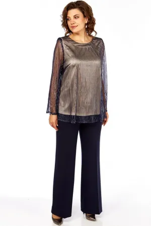 Костюм Милора-стиль 1407 синий