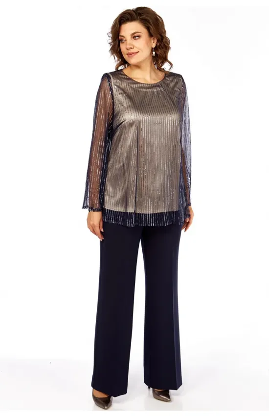 Костюм Милора-стиль 1407 синий