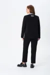 Костюм Vilena fashion 1090 серый-черный