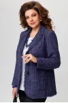 Костюм FITA 337-1 черно-баклажановый