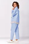Костюм Милора-стиль 1440 голубой