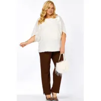 Костюм Элль-стиль 2423 молоко, корица