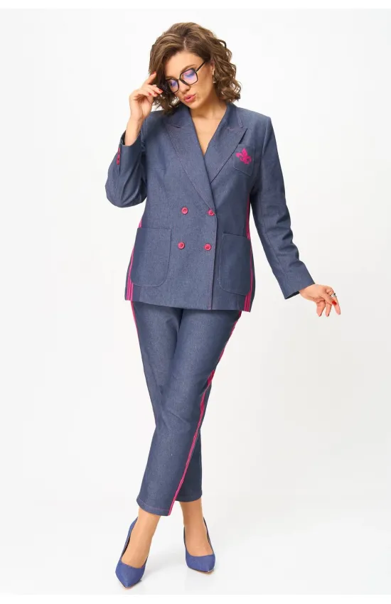 Костюм ANDINA CITY 9084 синий Костюм ANDINA CITY 9084 синий