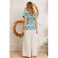 Костюм AGATTI 5757 бежевый+зеленый