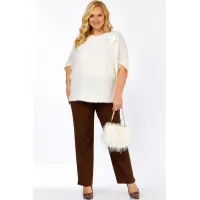 Костюм Элль-стиль 2423 молоко, корица