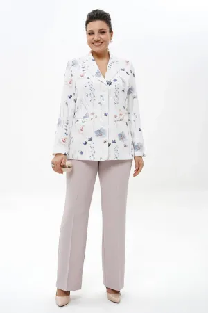 Костюм Alani 2502 белый + бежевый