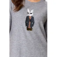 Костюм Ma cherie 3113 серый+черный Костюм Ma cherie 3113 серый+черный