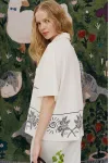 Костюм Lokka 1628 молочный/черный принт
