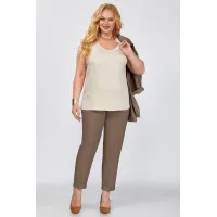 Костюм ALGRANDA 4050-2 Шоколад,бежевый