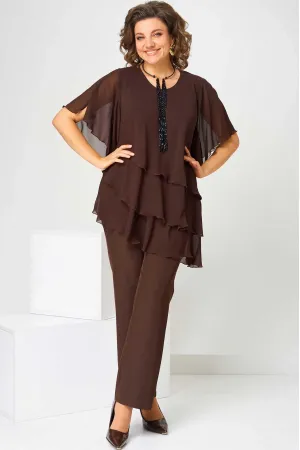 Костюм Асолия 1512 коричневый