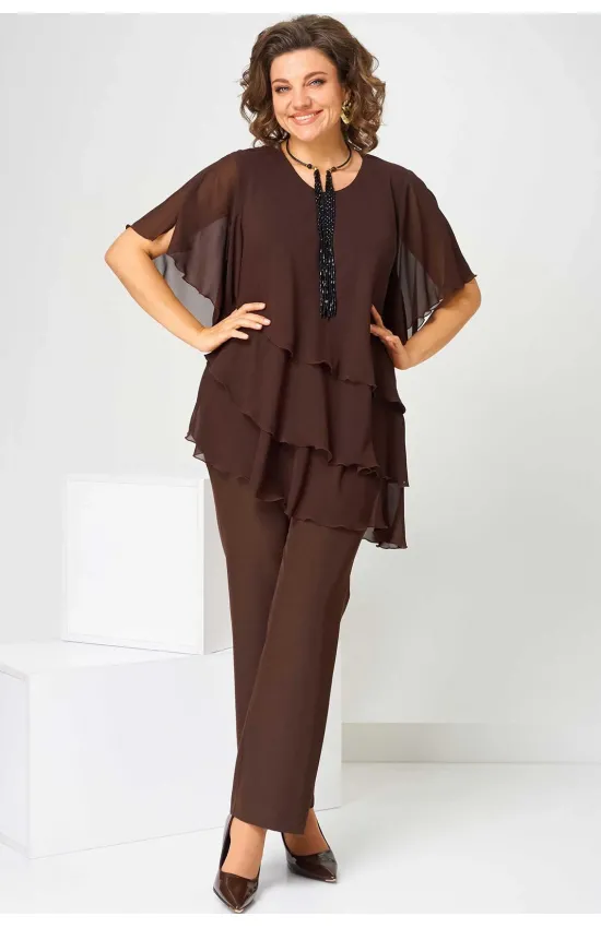 Костюм Асолия 1512 коричневый