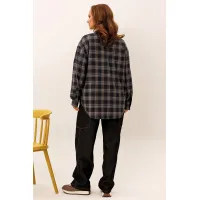 Костюм Лиона-Стиль 955 клетка+черный