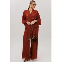 Костюм Anastasia 1063.1 табачный