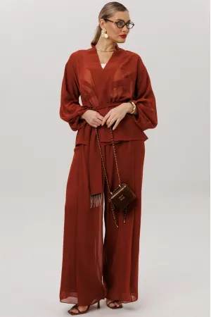 Костюм Anastasia 1063.1 табачный