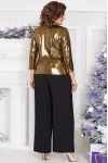 Костюм Mira Fashion 5337-2 черный+золото