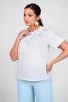 Костюм Alani 2360 белый+голубой