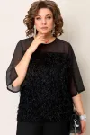 Костюм VOLNA 1392 черный Костюм VOLNA 1392 черный