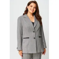 Костюм LAIKONY L-743 серый Костюм LAIKONY L-743 серый