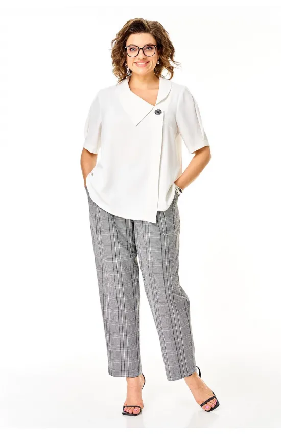 Костюм Michel Chic 1454 белый, гленчек