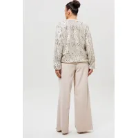 Костюм MisLana 1279к серебро/беж