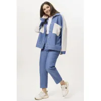 Костюм Ma cherie 3044 голубой+молочный