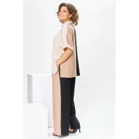 Костюм Romanovich 2-2799 бежевый/чёрный