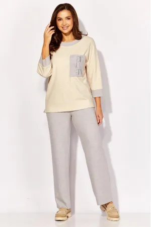 Костюм ТАиЕР 1385 серо-бежевый