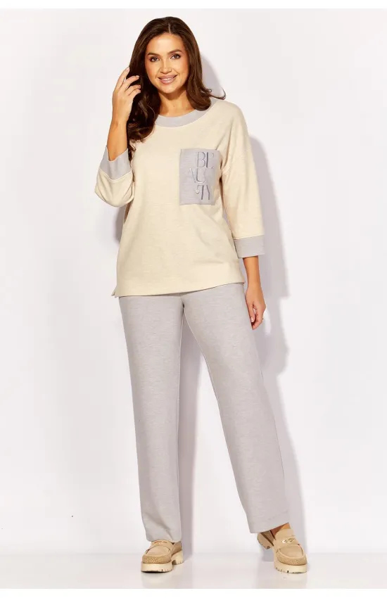 Костюм ТАиЕР 1385 серо-бежевый Костюм ТАиЕР 1385 серо-бежевый