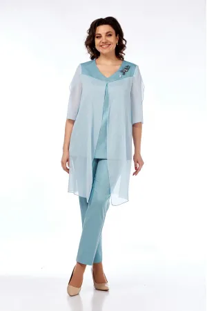 Костюм SVT-fashion 617 голубая пудра