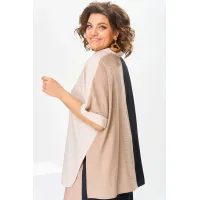 Костюм Romanovich 2-2799 бежевый/чёрный