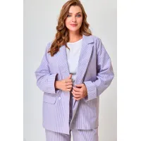 Костюм Anelli полоска перламутр