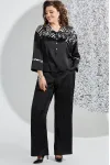 Костюм Mira Fashion 5531 черный с принтом