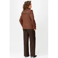 Костюм FITA 3131 Венциана терракот + коричневый