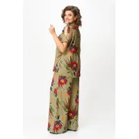 Костюм Michel Chic 1426 хаки+цветы