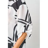 Костюм Кокетка и К 1290 черный+белый