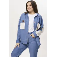 Костюм Ma cherie 3044 голубой+молочный