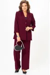 Костюм Vilena fashion 1094 бургунди