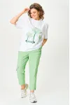 Костюм Michel Chic 1414 бело-салатовый