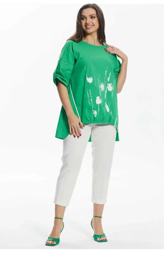 Костюм Angelina 887 зеленый+белый