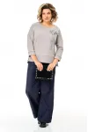 Костюм Michel Chic 1464 оловянный+джинс