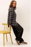 Костюм Лиона-Стиль 955 клетка+черный